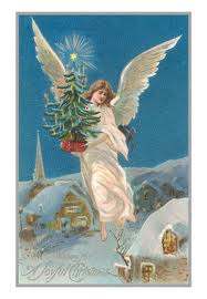 christmas blue angel