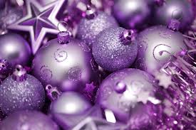 purple decorations